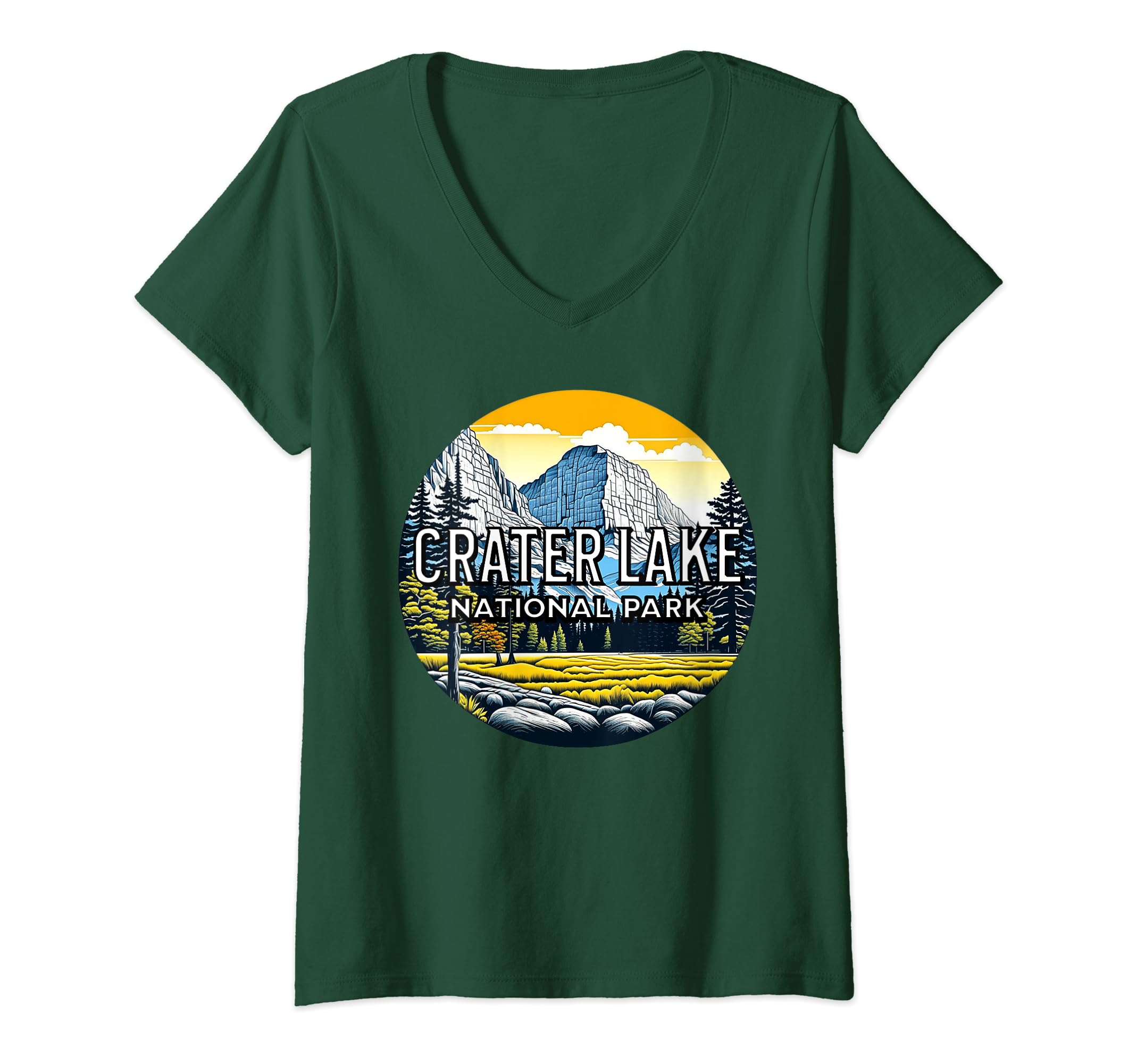 Crater Lake National Park Oregon Usa T-Shirt - Custom Art Print for Adults - T-Shirt, Sweatshirt, Hoodie