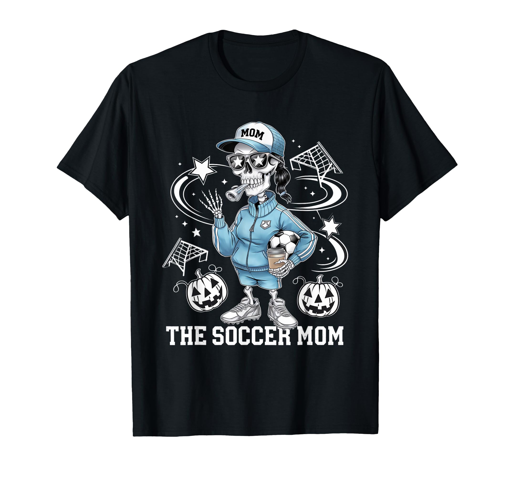 Soccer Mom Skeletton Halloween Soccer Mama T-Shirt - Trendy Graphic Unisex - T-Shirt, Sweatshirt, Hoodie