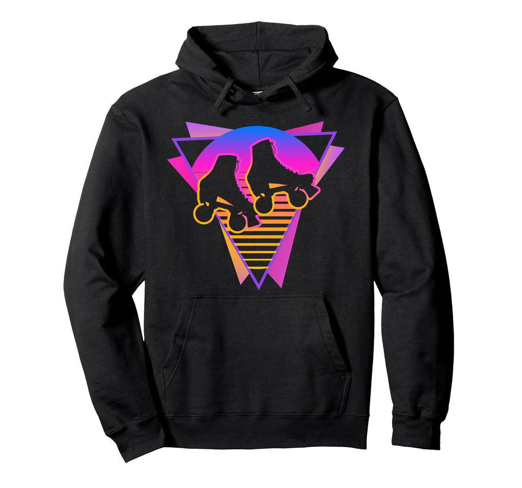 Roller Skating Skate Vaporwave Hoodie - Trendy Graphic for Adults - T-Shirt, Sweatshirt, Hoodie