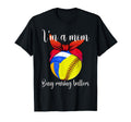 Im Mom Busy Raising Ballers Softball T-Shirt - Trendy Graphic Men Women - T-Shirt, Sweatshirt, Hoodie