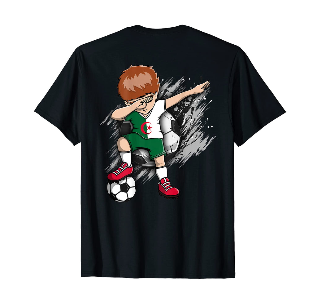 Dabbing Soccer Algeria Jersey Algerian T-Shirt - Trendy Graphic Unisex - T-Shirt, Sweatshirt, Hoodie