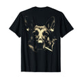 German Shepherd Smoking Cigarette T-Shirt - Fun Novelty Design Unisex - T-Shirt, Sweatshirt, Hoodie