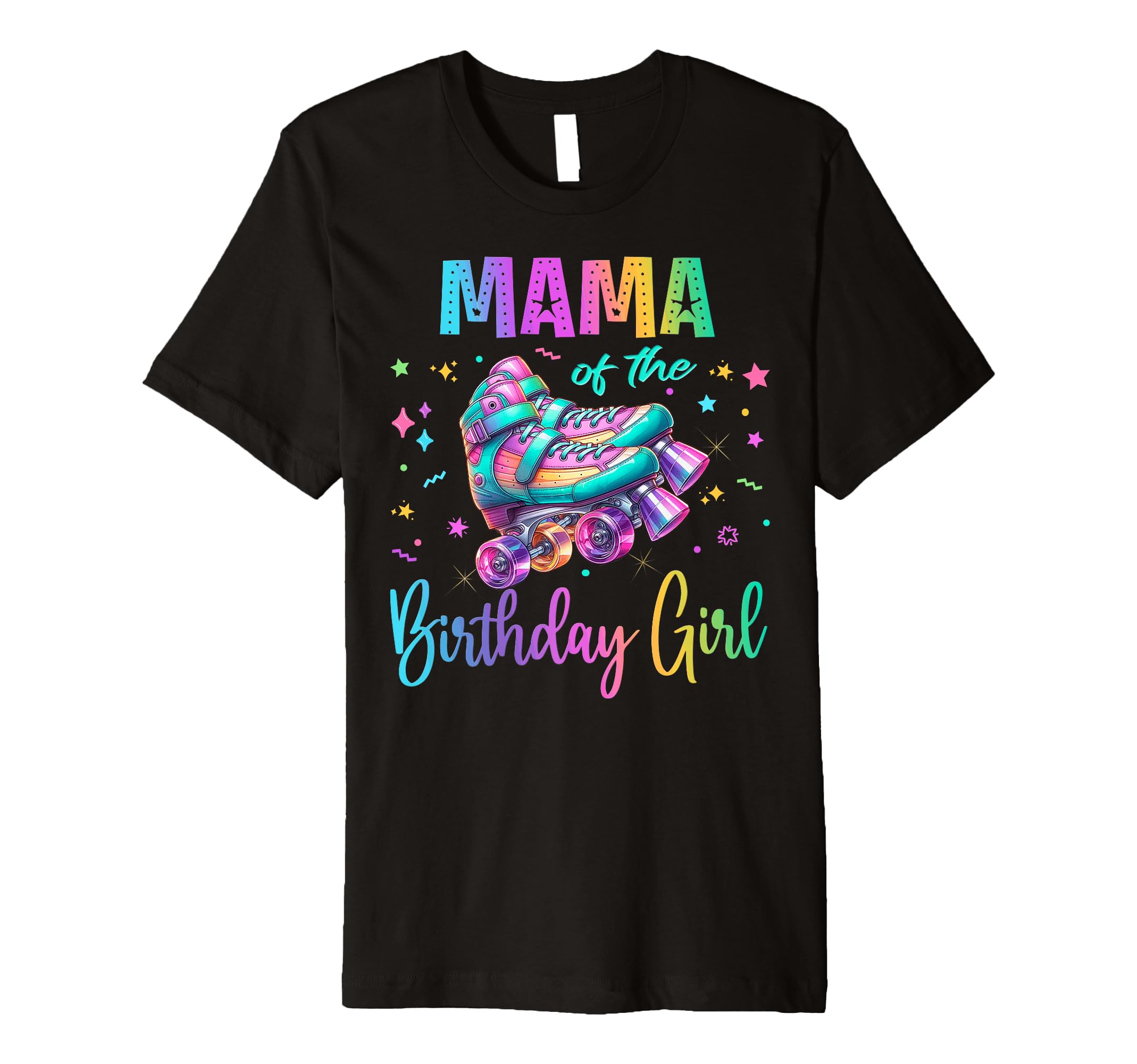 Roller Skates Birthday Skating Party T-Shirt - Minimalist Print Men Women - T-Shirt, Sweatshirt, Hoodie