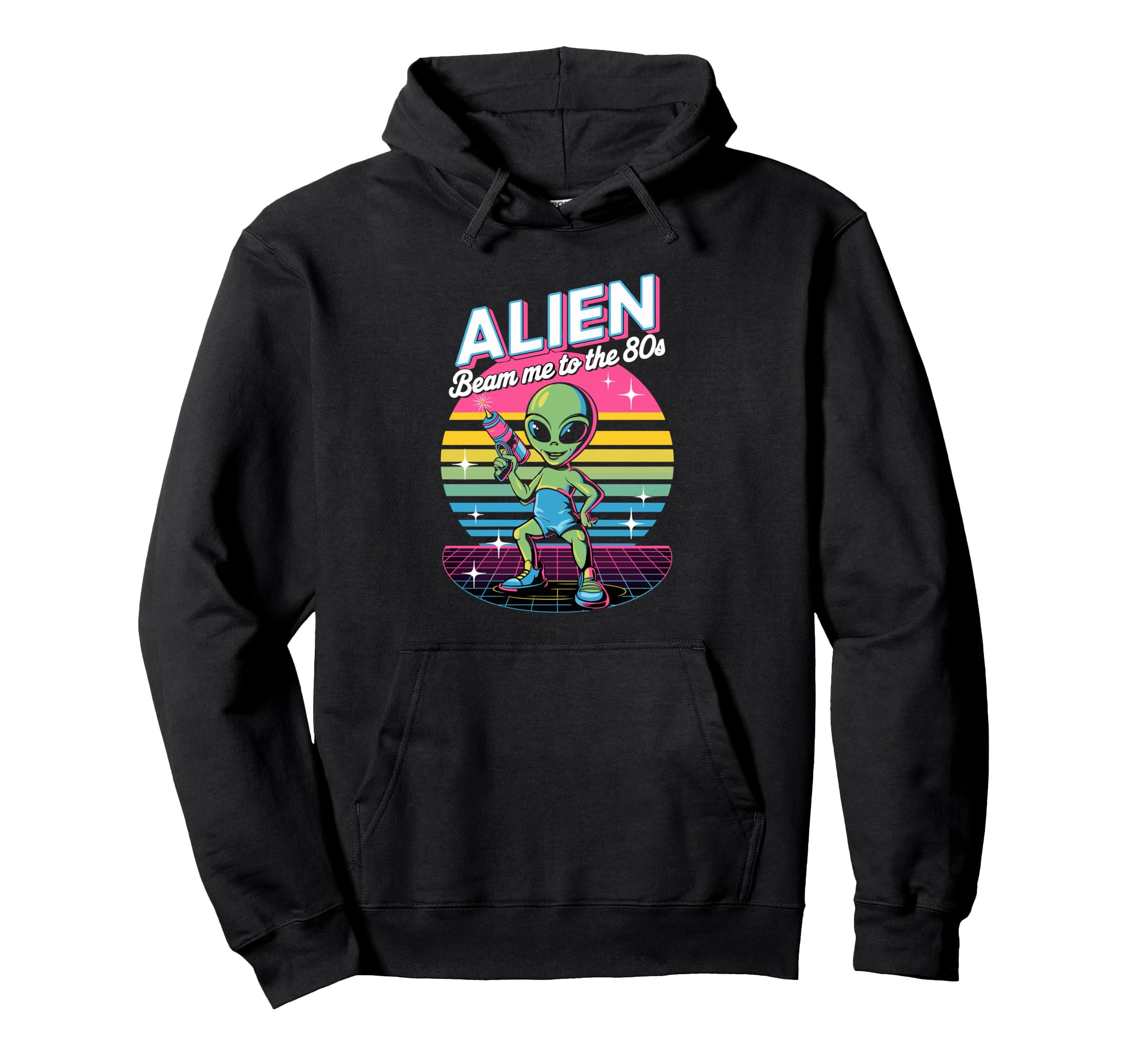 Alien 80S Aesthetic Hoodie - Aesthetic Graphic Men Women - T-Shirt, Sweatshirt, Hoodie