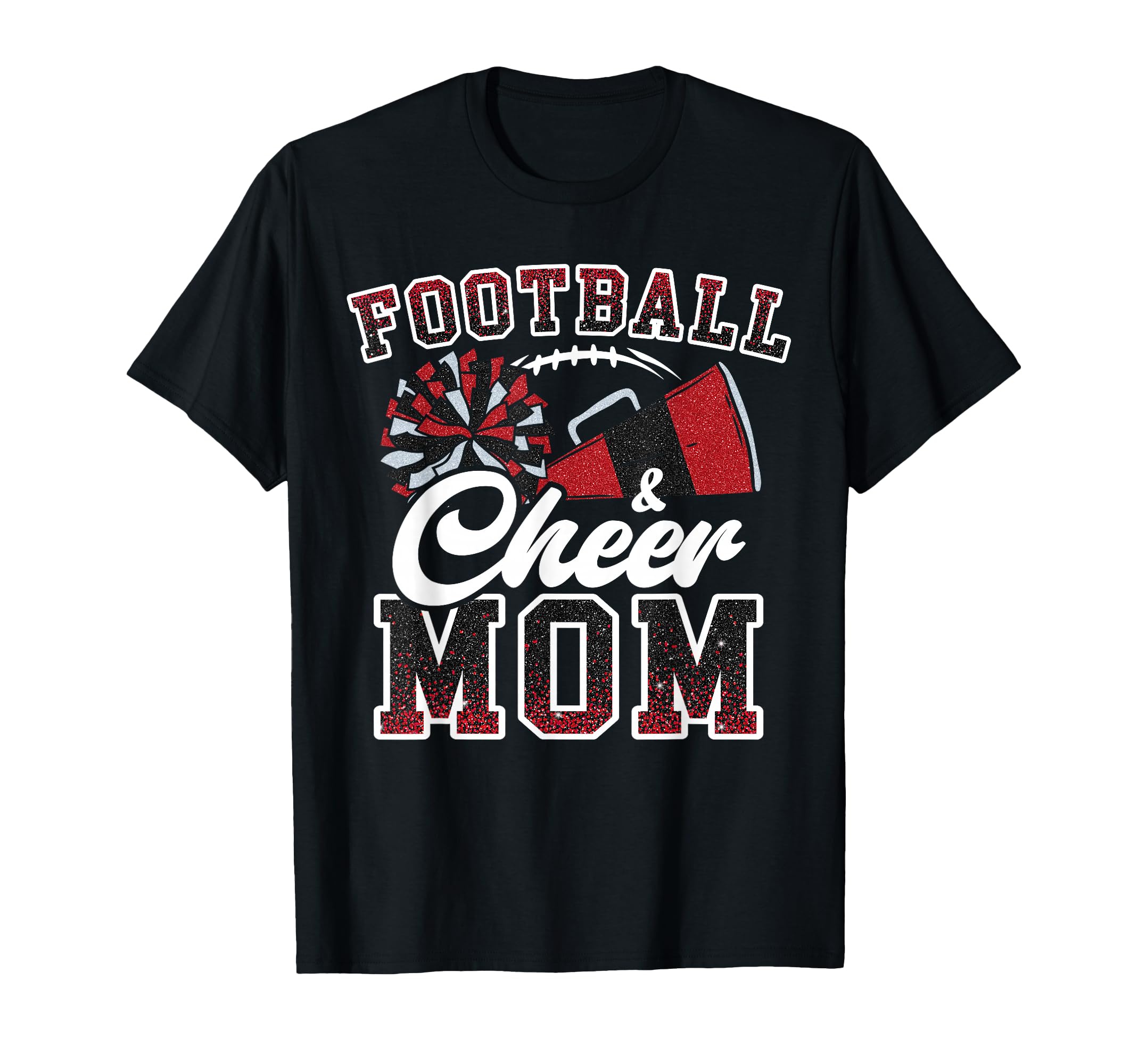 Loud Proud Football And Cheer Mom T-Shirt - Casual Everyday Wear Men Women - T-Shirt, Sweatshirt, Hoodie