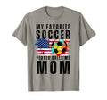 My Favorite Soccer Player Calls Me Mom T-Shirt - Custom Art Print Unisex - T-Shirt, Sweatshirt, Hoodie