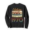 1970 55Th Birthday Cassette Tape B Day Sweatshirt - Graphic Print Unisex - T-Shirt, Sweatshirt, Hoodie