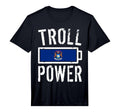 Michigan Flag Troll Power Battery Proud T-Shirt - Unique Graphic Men Women - T-Shirt, Sweatshirt, Hoodie