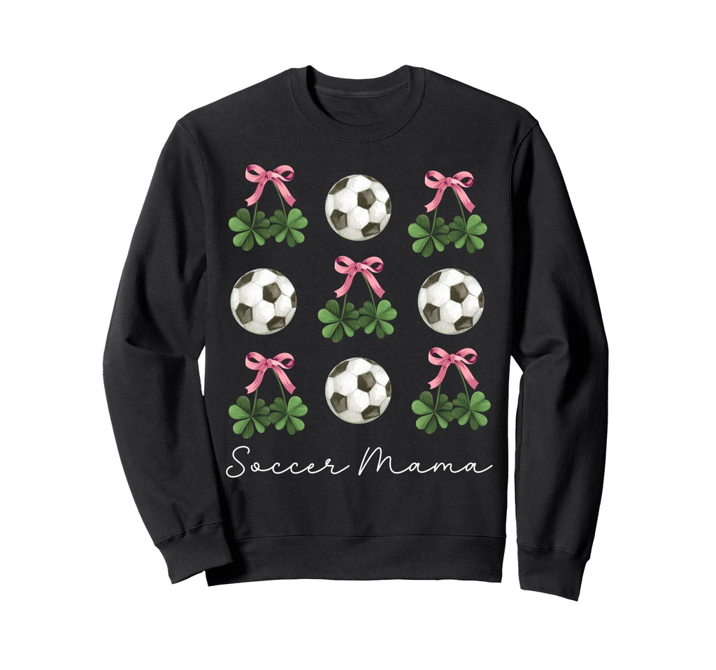 St Patricks Day Soccer Coquette Sweatshirt - Novelty Apparel for Adults - T-Shirt, Sweatshirt, Hoodie