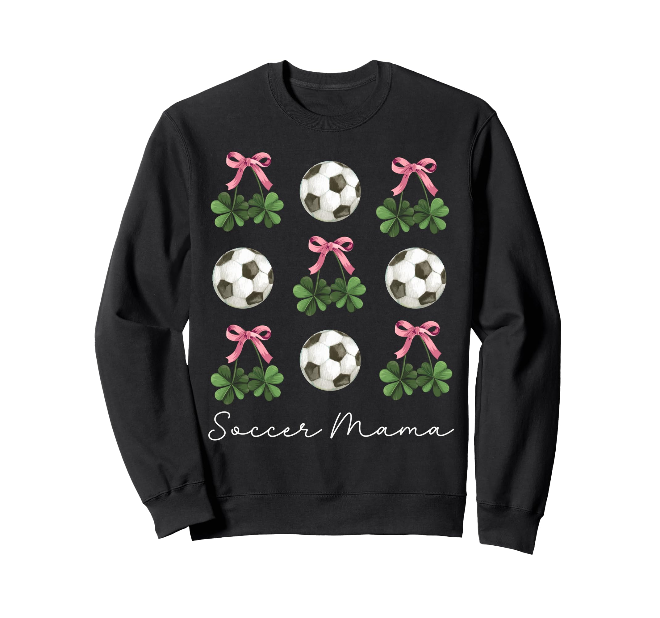 St Patricks Day Soccer Coquette Sweatshirt - Novelty Apparel for Adults - T-Shirt, Sweatshirt, Hoodie