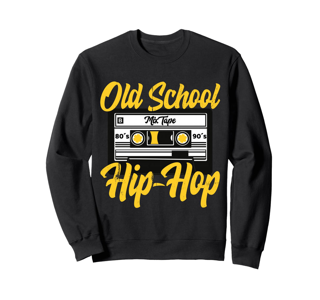 Old School Hip Hop 80S 90S Mixtape Sweatshirt - Graphic Print Unisex - T-Shirt, Sweatshirt, Hoodie