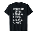 Soccer Dad Duties Dad Soccer Player Dad T-Shirt - Unique Graphic Unisex - T-Shirt, Sweatshirt, Hoodie