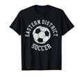 Eastern District Soccer Distressed T-Shirt - Fun Novelty Design for Adults - T-Shirt, Sweatshirt, Hoodie