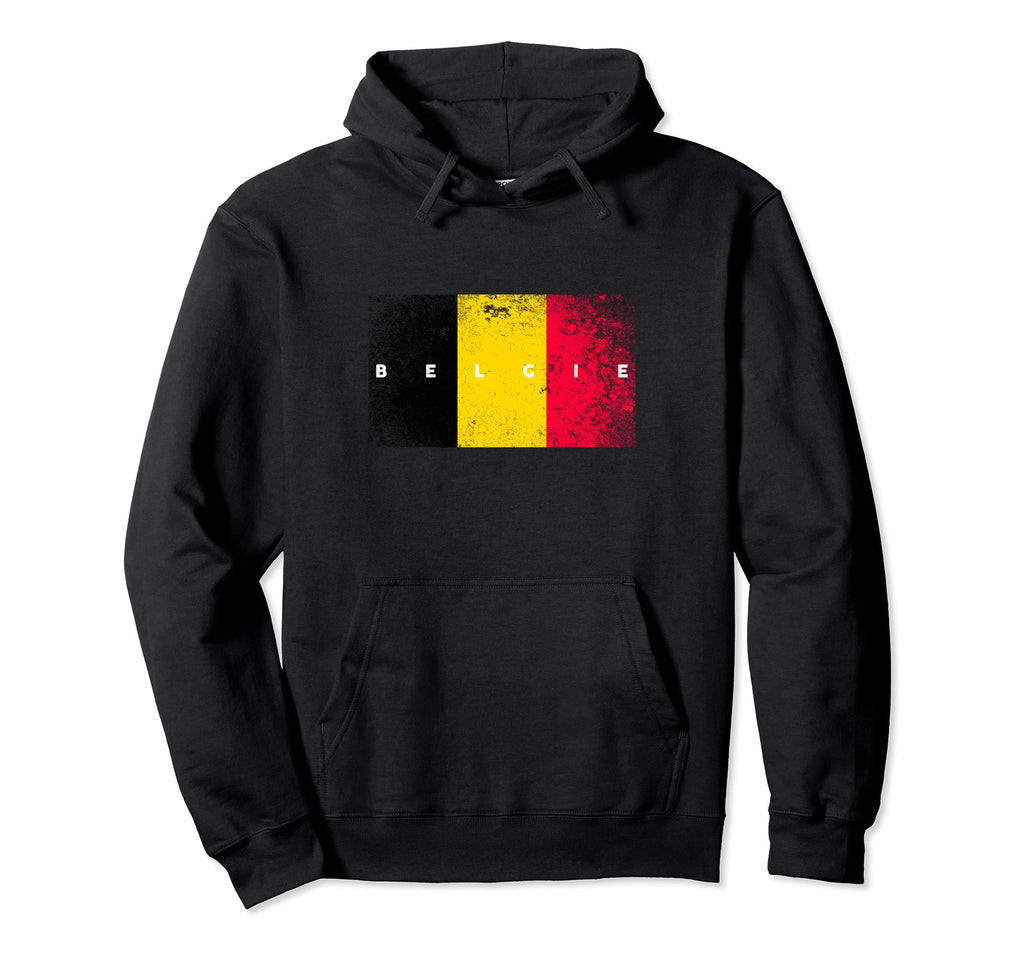 Belgium Flag Pride Belgian Soccer Football Hoodie - Graphic Print Unisex - T-Shirt, Sweatshirt, Hoodie