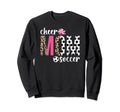 Cheer And Soccer Mom Leopard Sweatshirt - Casual Everyday Wear Unisex - T-Shirt, Sweatshirt, Hoodie