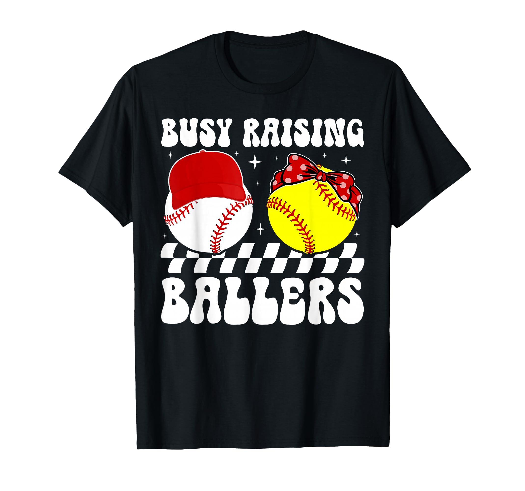 Busy Raising Ballers Baseball T-Shirt - Streetwear Style for Adults - T-Shirt, Sweatshirt, Hoodie