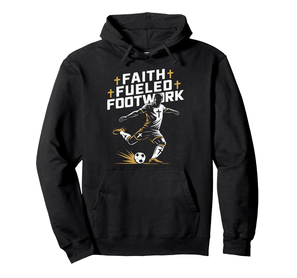 Christian Soccer Player Religious Bible Hoodie - Custom Art Print Unisex - T-Shirt, Sweatshirt, Hoodie