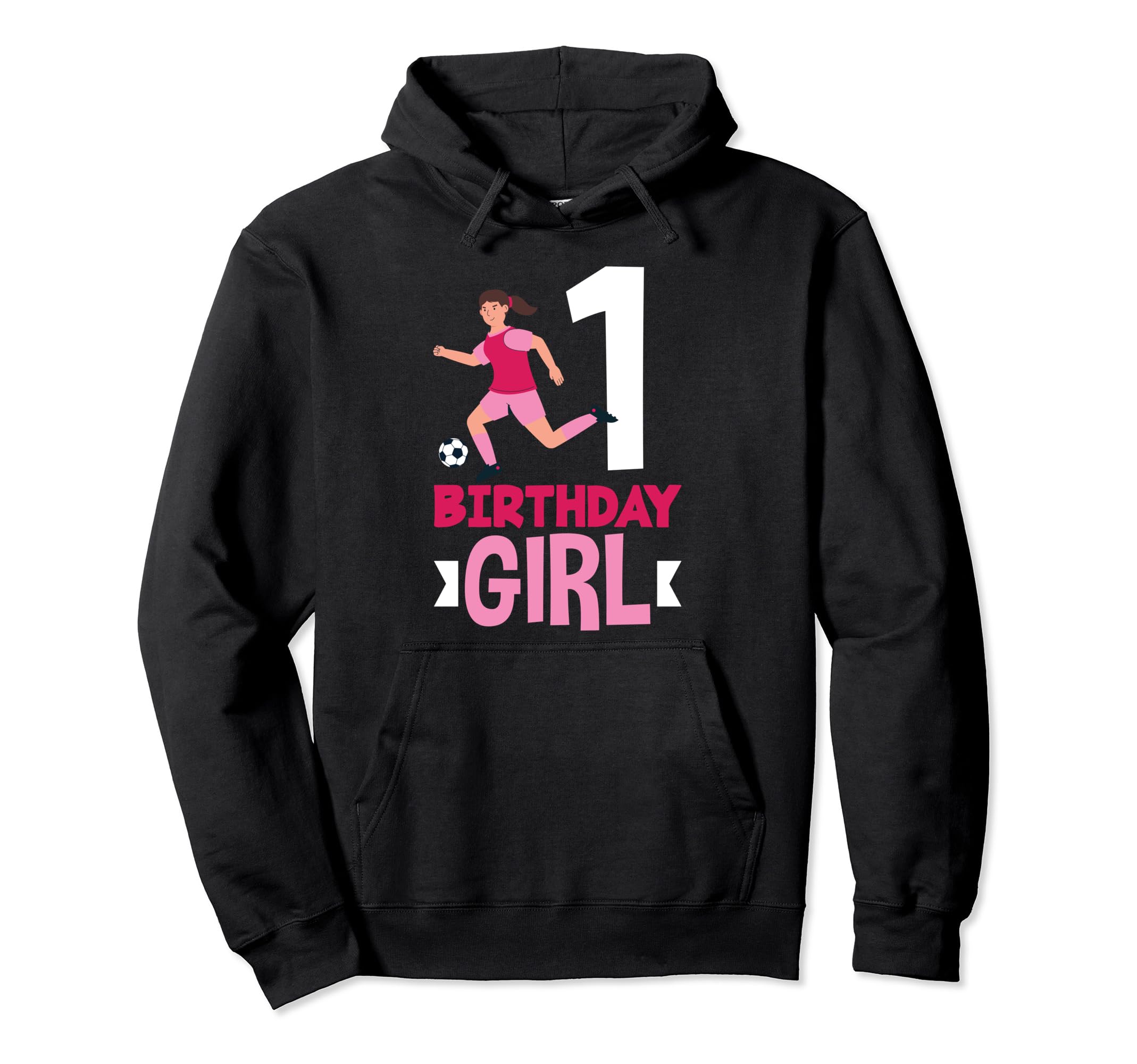 1St Birthday 1 Year Soccer Football Hoodie - Aesthetic Graphic Unisex - T-Shirt, Sweatshirt, Hoodie