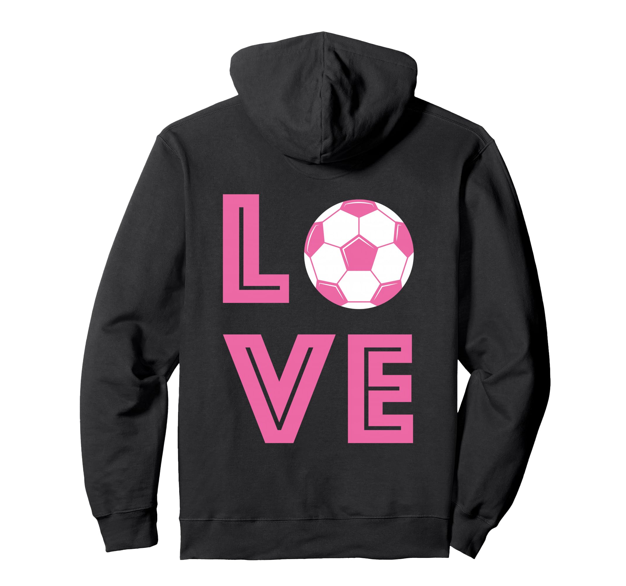 Soccer Heart Love Heartbeat Outfit Hoodie - Minimalist Print for Adults - T-Shirt, Sweatshirt, Hoodie