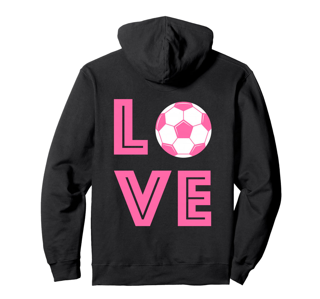 Soccer Heart Love Heartbeat Outfit Soccer Hoodie - Graphic Print Men Women - T-Shirt, Sweatshirt, Hoodie