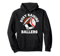 Busy Raising Ballers Funny Baseball Hoodie - Aesthetic Graphic Men Women - T-Shirt, Sweatshirt, Hoodie