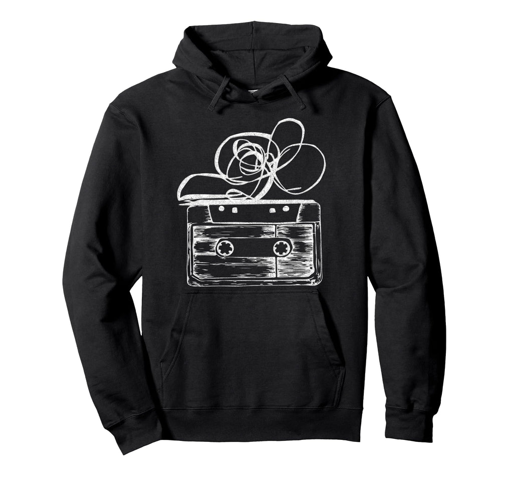 Love Mixtape 80S Blank Cassette Tape Hoodie - Minimalist Print Men Women - T-Shirt, Sweatshirt, Hoodie