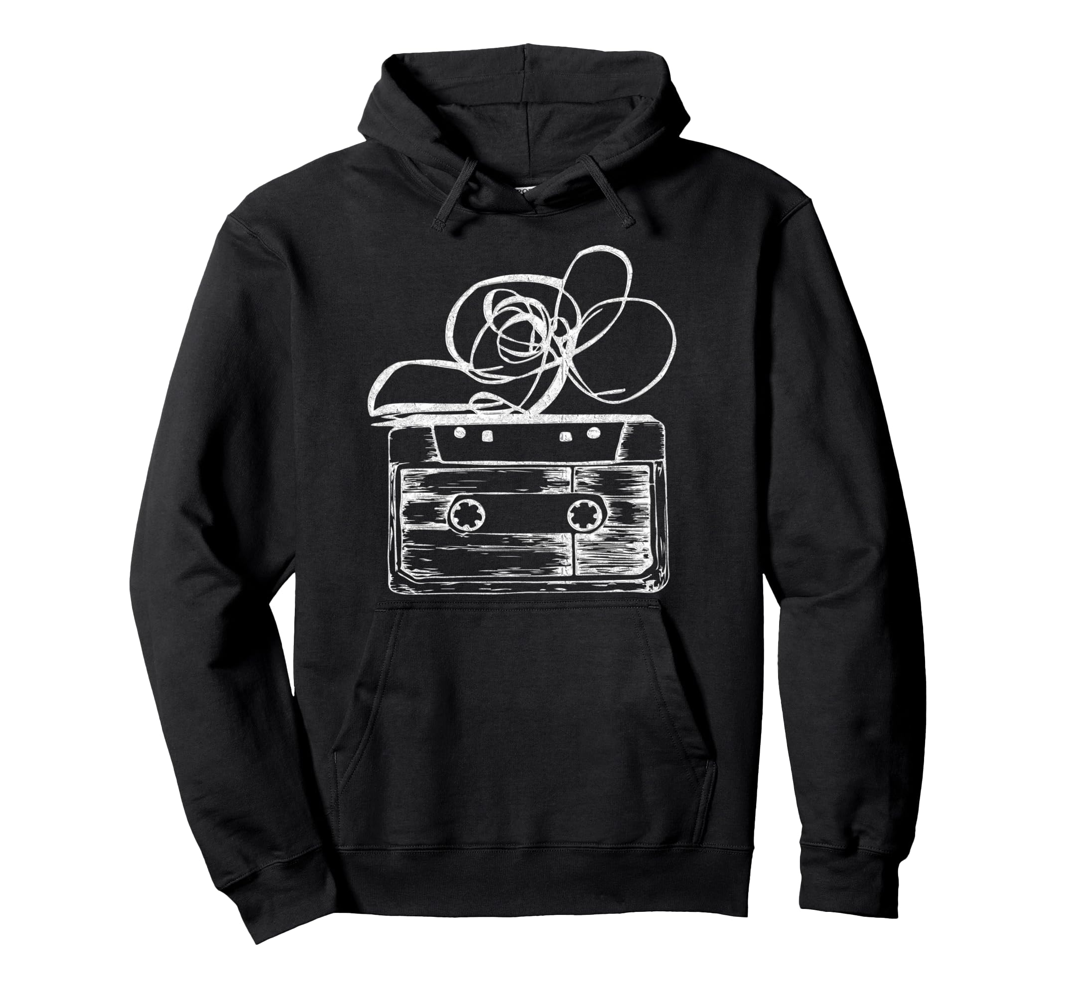 Love Mixtape 80S Blank Cassette Tape Hoodie - Minimalist Print Men Women - T-Shirt, Sweatshirt, Hoodie