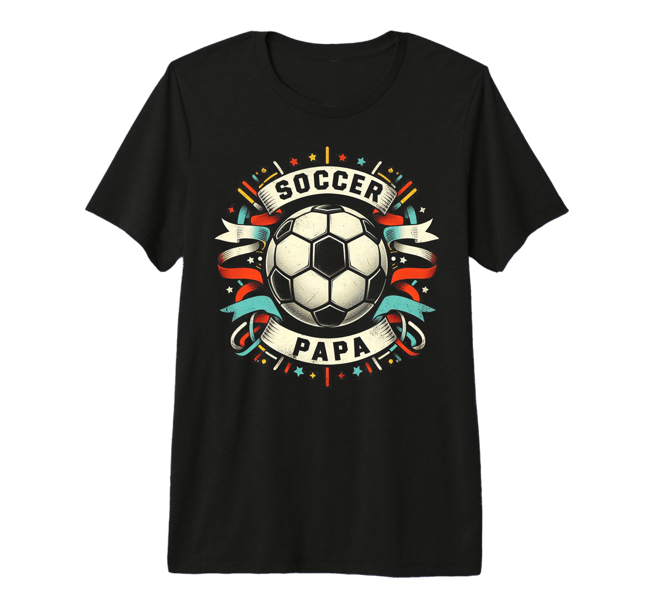 Soccer Papa Family Matching Dad T-Shirt - Minimalist Print for Adults - T-Shirt, Sweatshirt, Hoodie