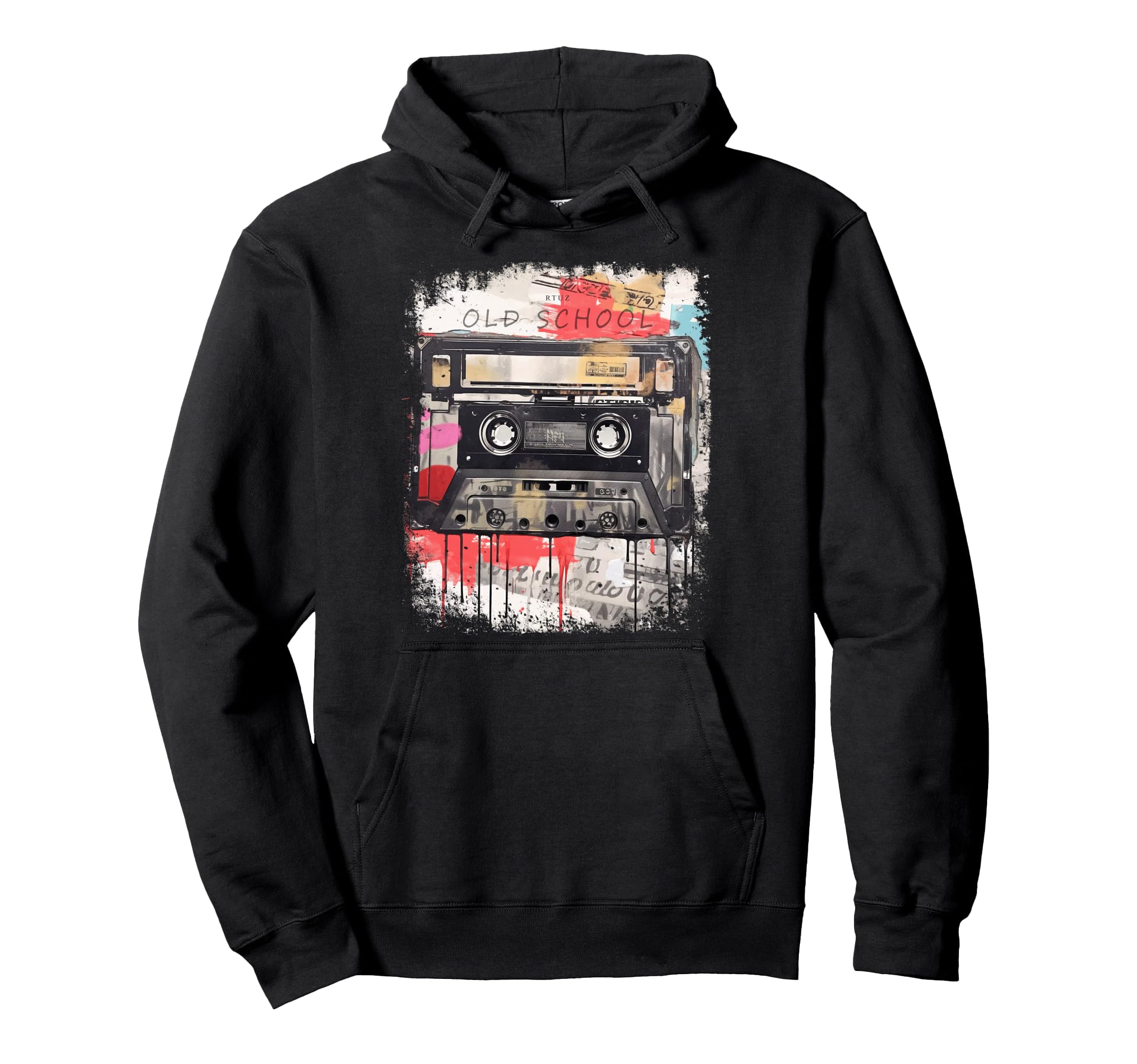 Y2K Streetwear Old School Music Tape Hoodie - Novelty Apparel Unisex - T-Shirt, Sweatshirt, Hoodie
