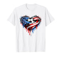 Patriotic Soccer Ball Usa Flag T-Shirt - Casual Everyday Wear Unisex - T-Shirt, Sweatshirt, Hoodie
