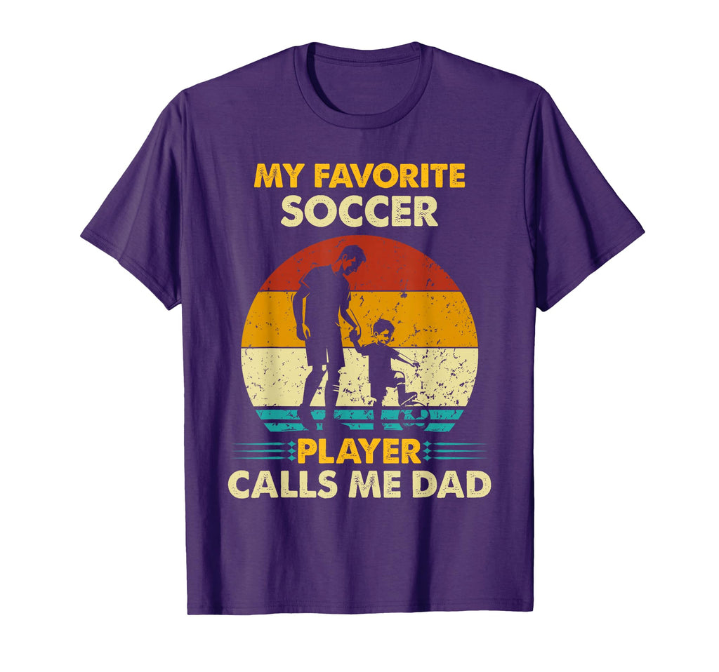 Fathers Day My Favorite Soccer Player T-Shirt - Custom Art Print Men Women - T-Shirt, Sweatshirt, Hoodie