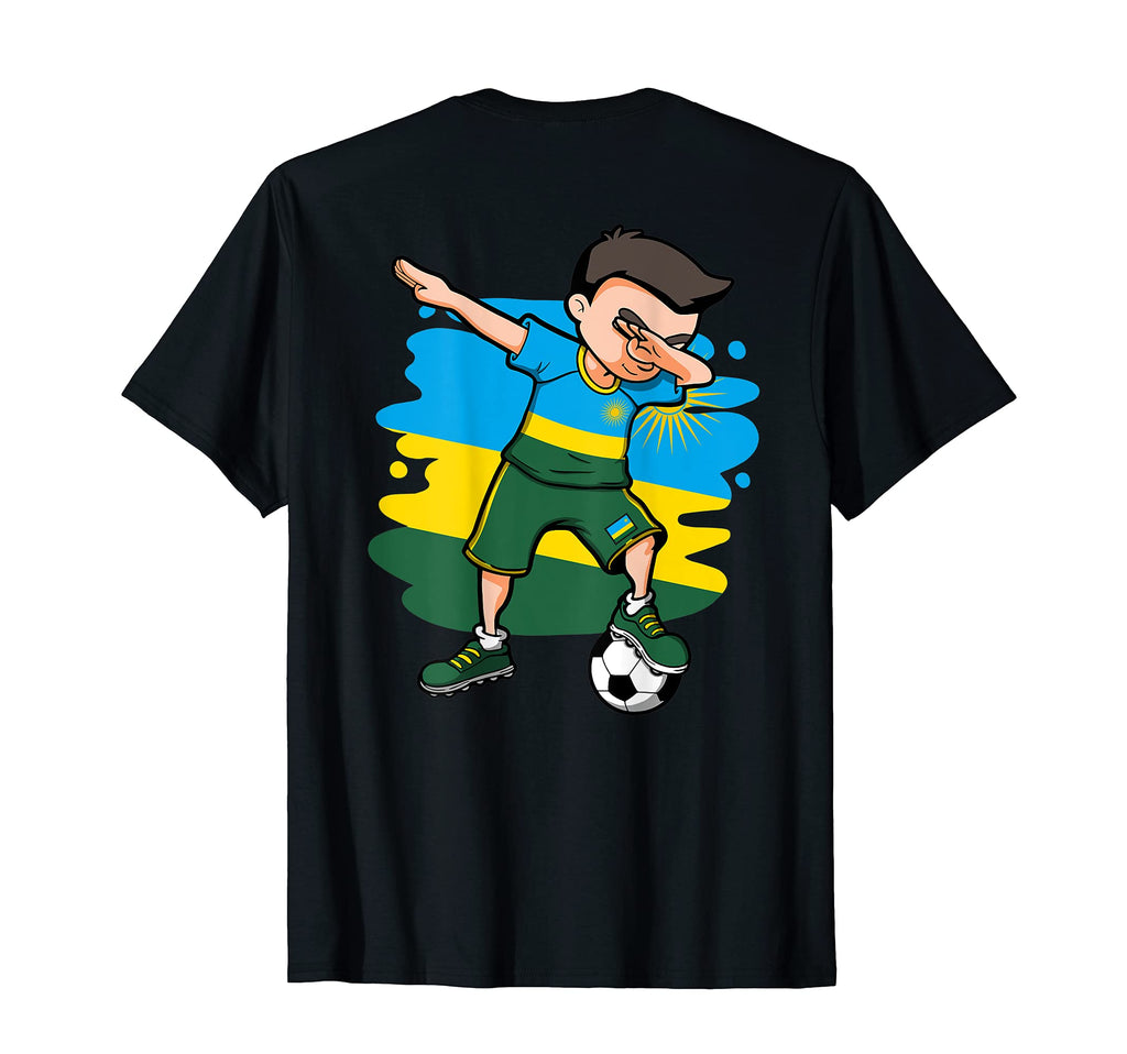 Dabbing Soccer Rwanda Jersey Rwandan T-Shirt - Aesthetic Graphic Unisex - T-Shirt, Sweatshirt, Hoodie