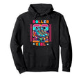 Roller Sunset Beach Skating Vibe Hoodie - Unique Graphic for Adults - T-Shirt, Sweatshirt, Hoodie