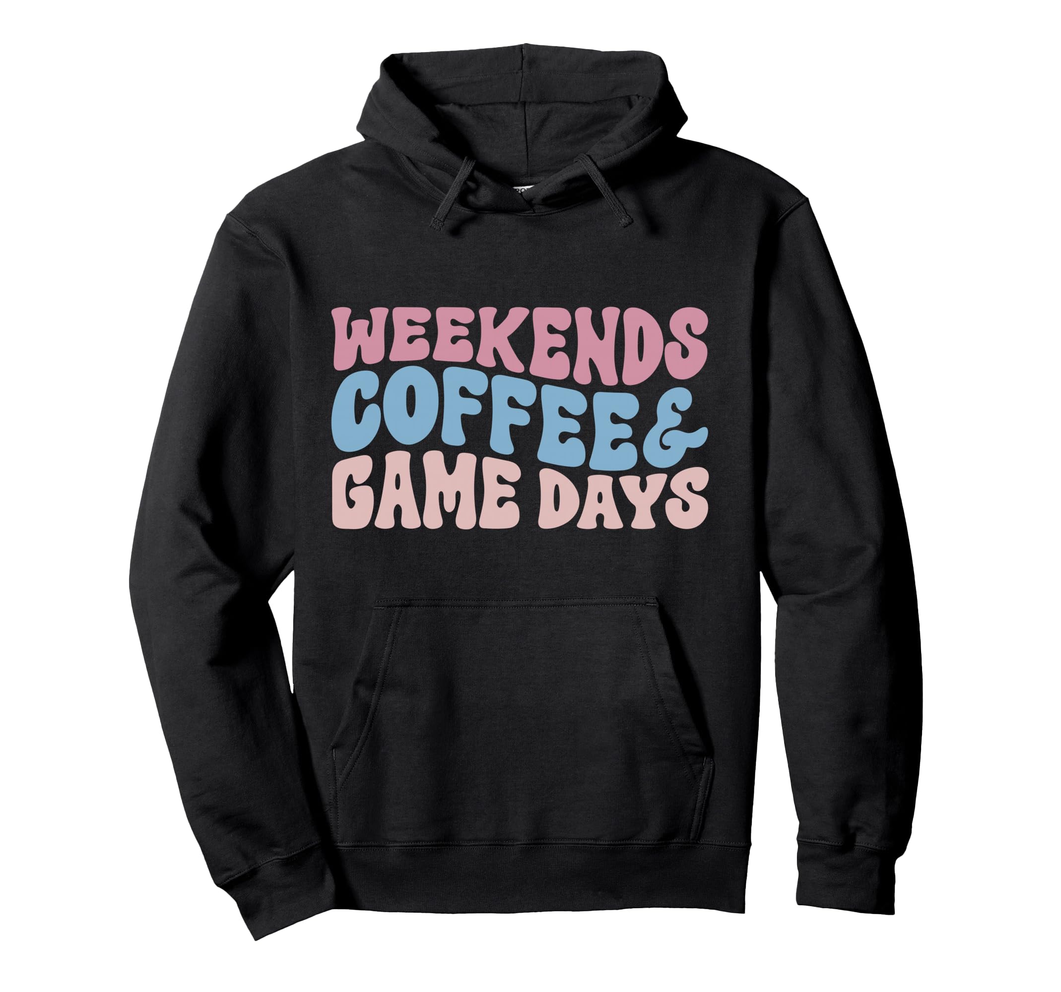 Weekends Coffees Game Days Football Hoodie - Fun Novelty Design Unisex - T-Shirt, Sweatshirt, Hoodie