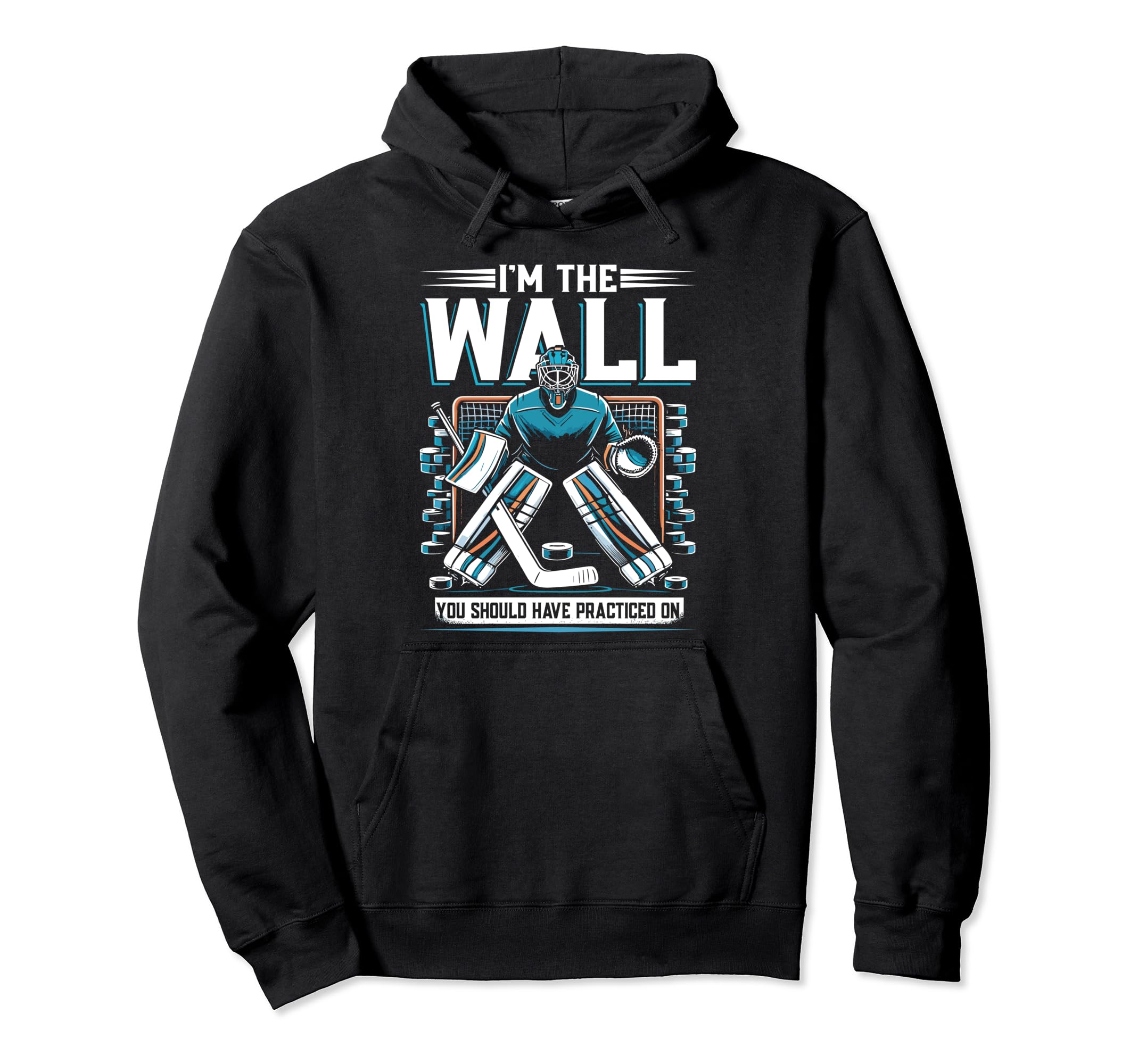 Ice Hockey Goalie Ice Hockey Hoodie - Streetwear Style for Adults - T-Shirt, Sweatshirt, Hoodie