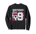9 Year Old Soccer Birthday 9Th Sweatshirt - Graphic Print Men Women - T-Shirt, Sweatshirt, Hoodie