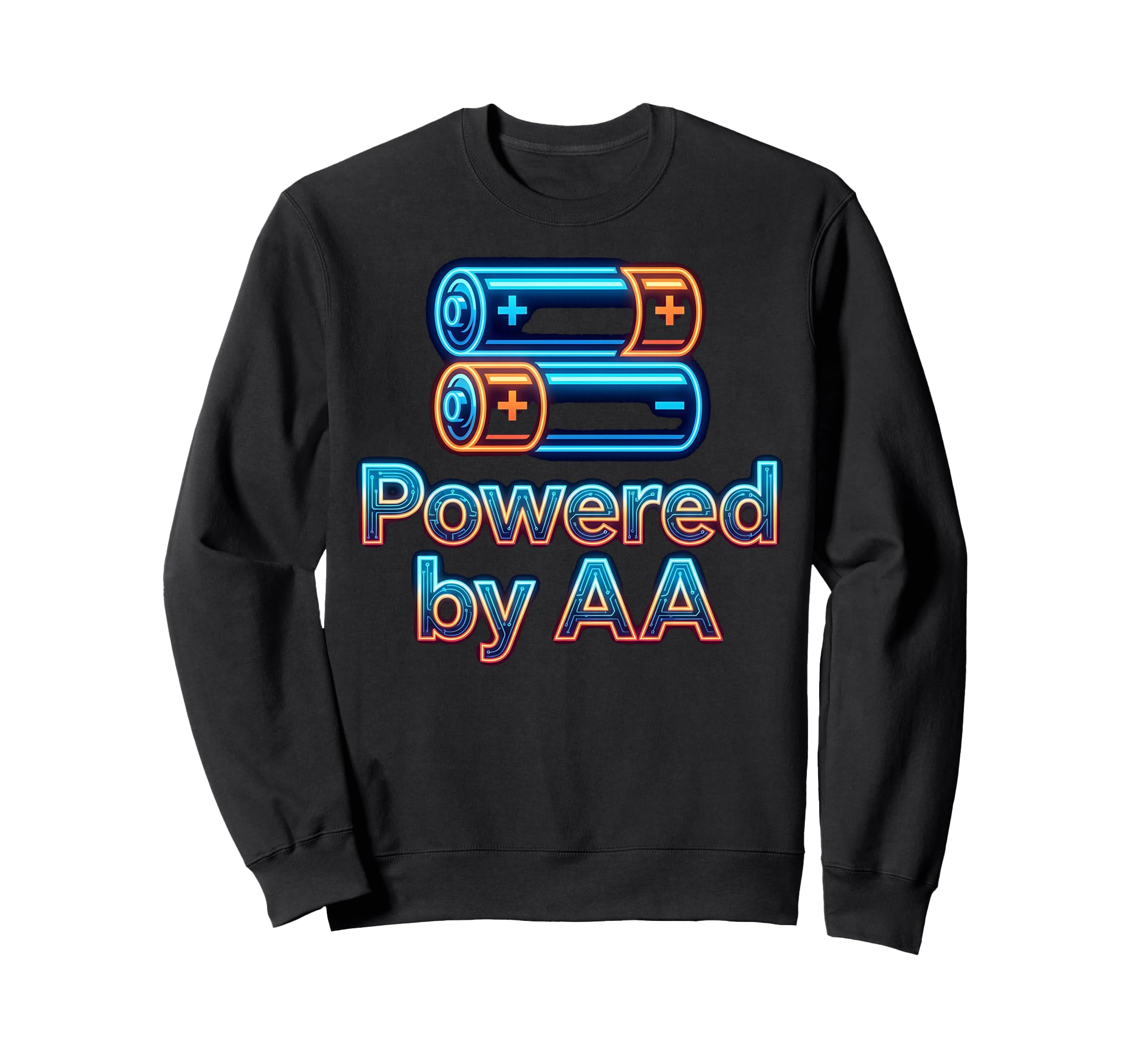 Powered Aa Arcade Lovers Gaming Sweatshirt - Streetwear Style for Adults - T-Shirt, Sweatshirt, Hoodie