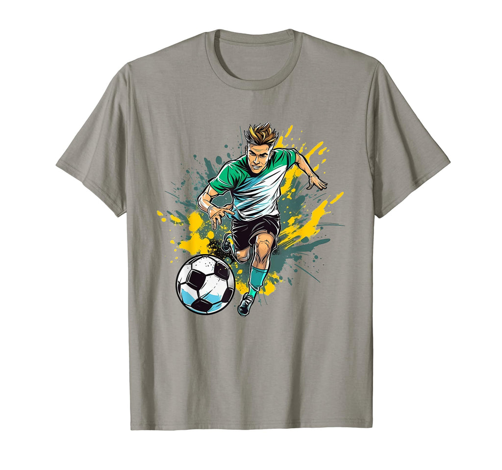 Soccer T-Shirt - Custom Art Print for Adults - T-Shirt, Sweatshirt, Hoodie