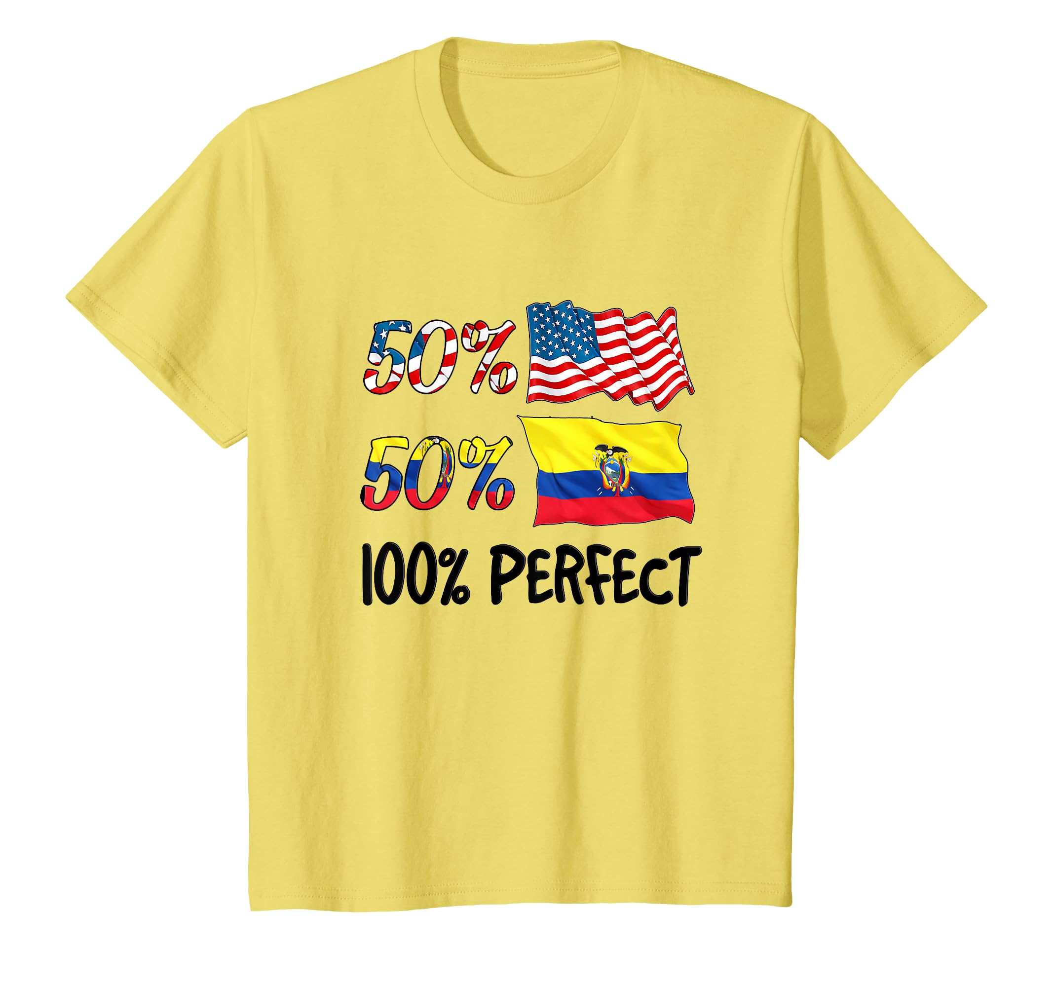 50 American 50 Ecuador 100 T-Shirt - Casual Everyday Wear Men Women - T-Shirt, Sweatshirt, Hoodie