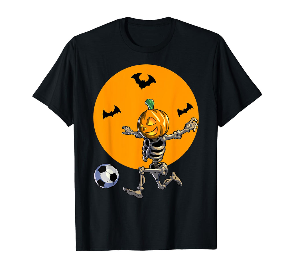 Soccer Skeleton Halloween Soccer T-Shirt - Trendy Graphic Men Women - T-Shirt, Sweatshirt, Hoodie