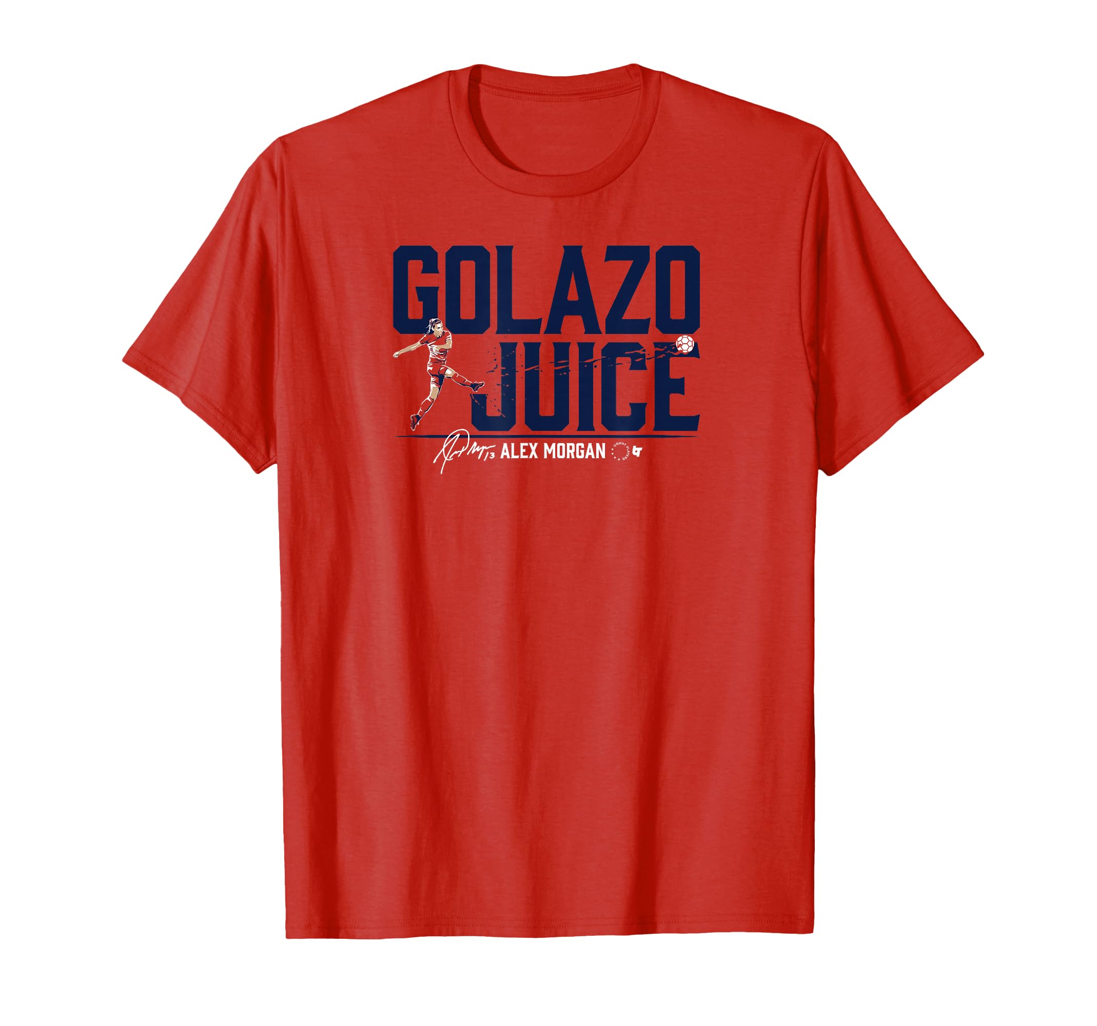 Alex Morgan Golazo Juice Uswntpa Usa T-Shirt - Custom Art Print Unisex - T-Shirt, Sweatshirt, Hoodie