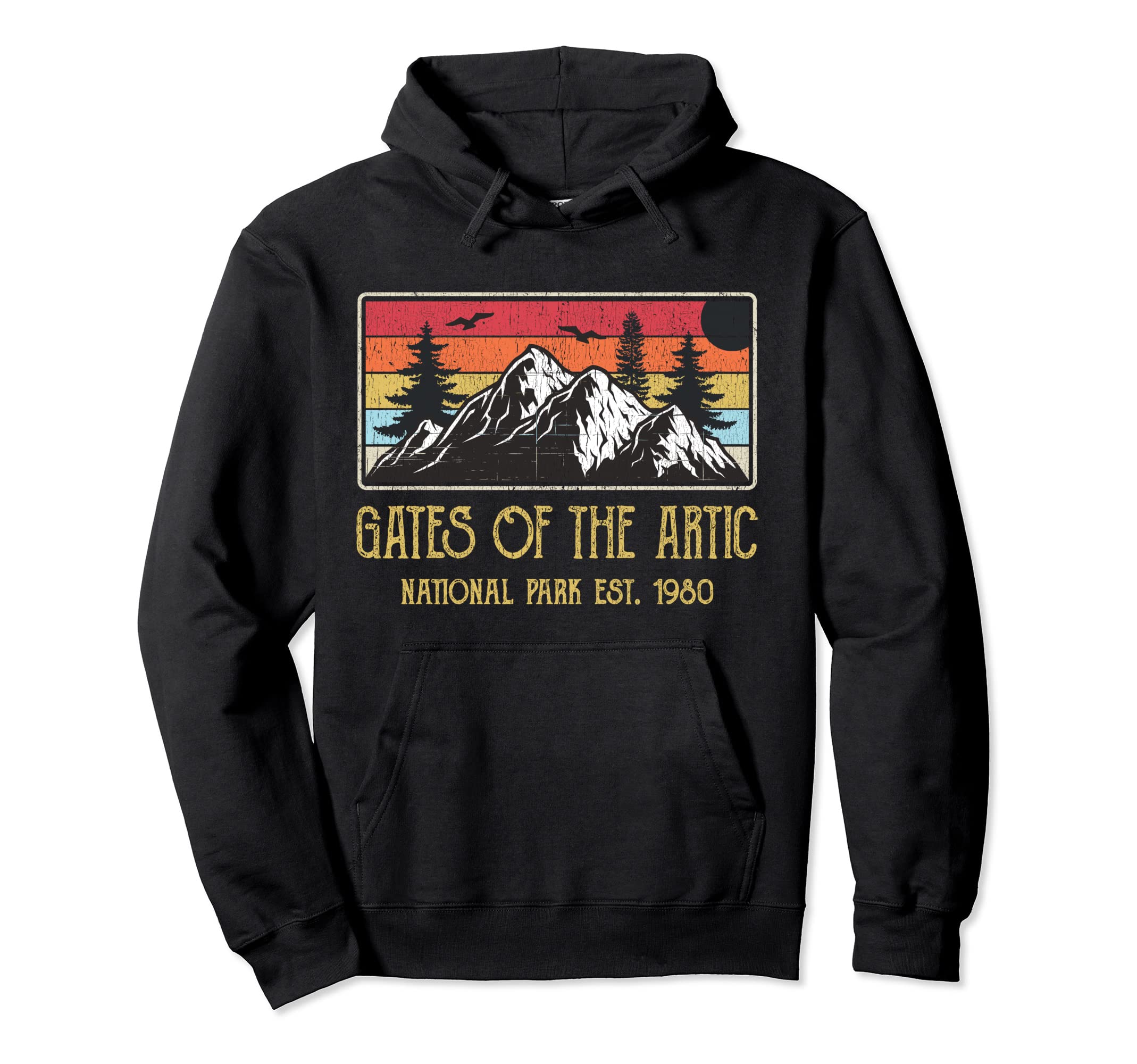 Gates Artic National Park Mountains Hoodie - Fun Novelty Design Unisex - T-Shirt, Sweatshirt, Hoodie