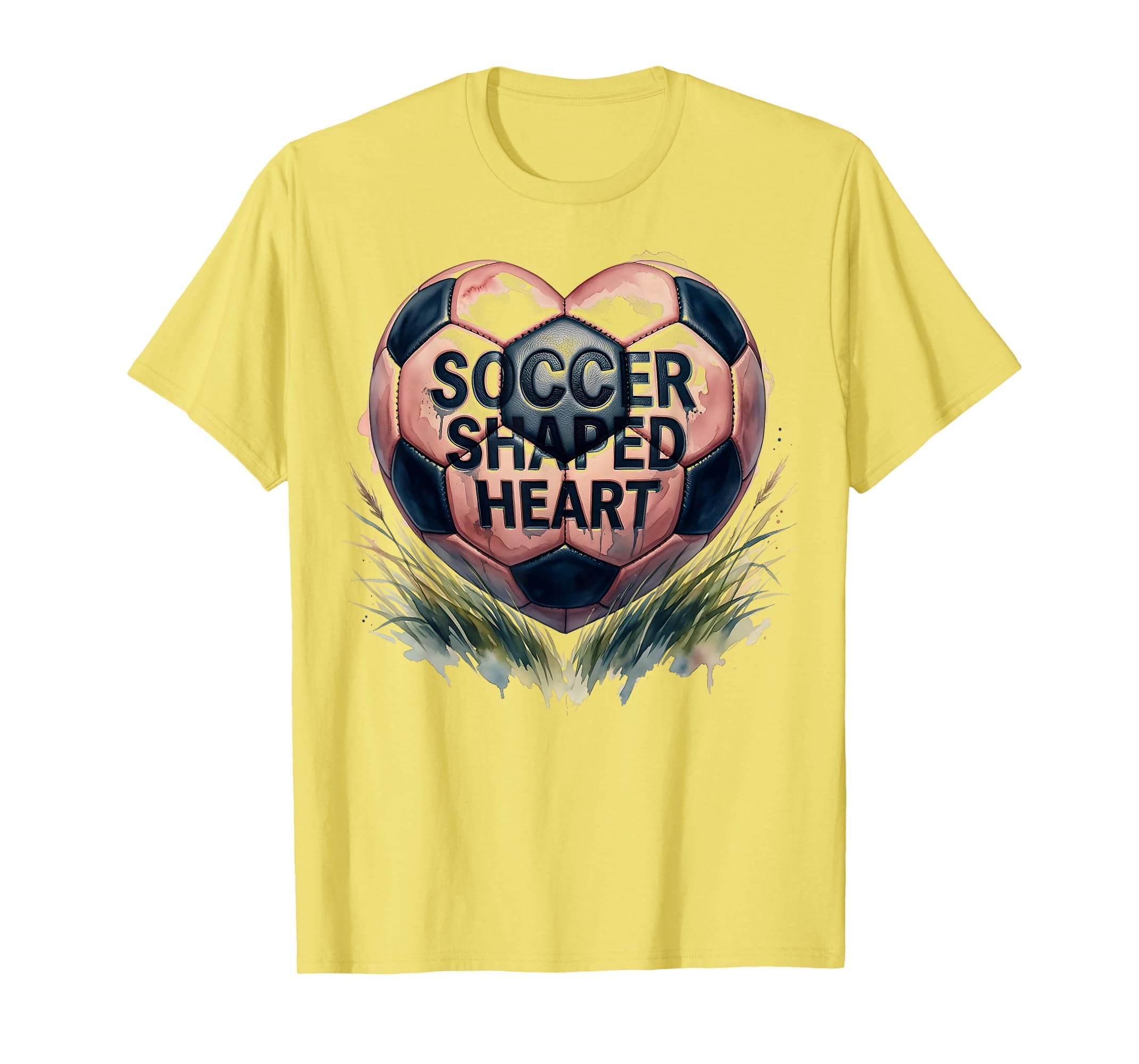 Soccer Shaped Heart Soccer Lovers T-Shirt - Unique Graphic for Adults - T-Shirt, Sweatshirt, Hoodie