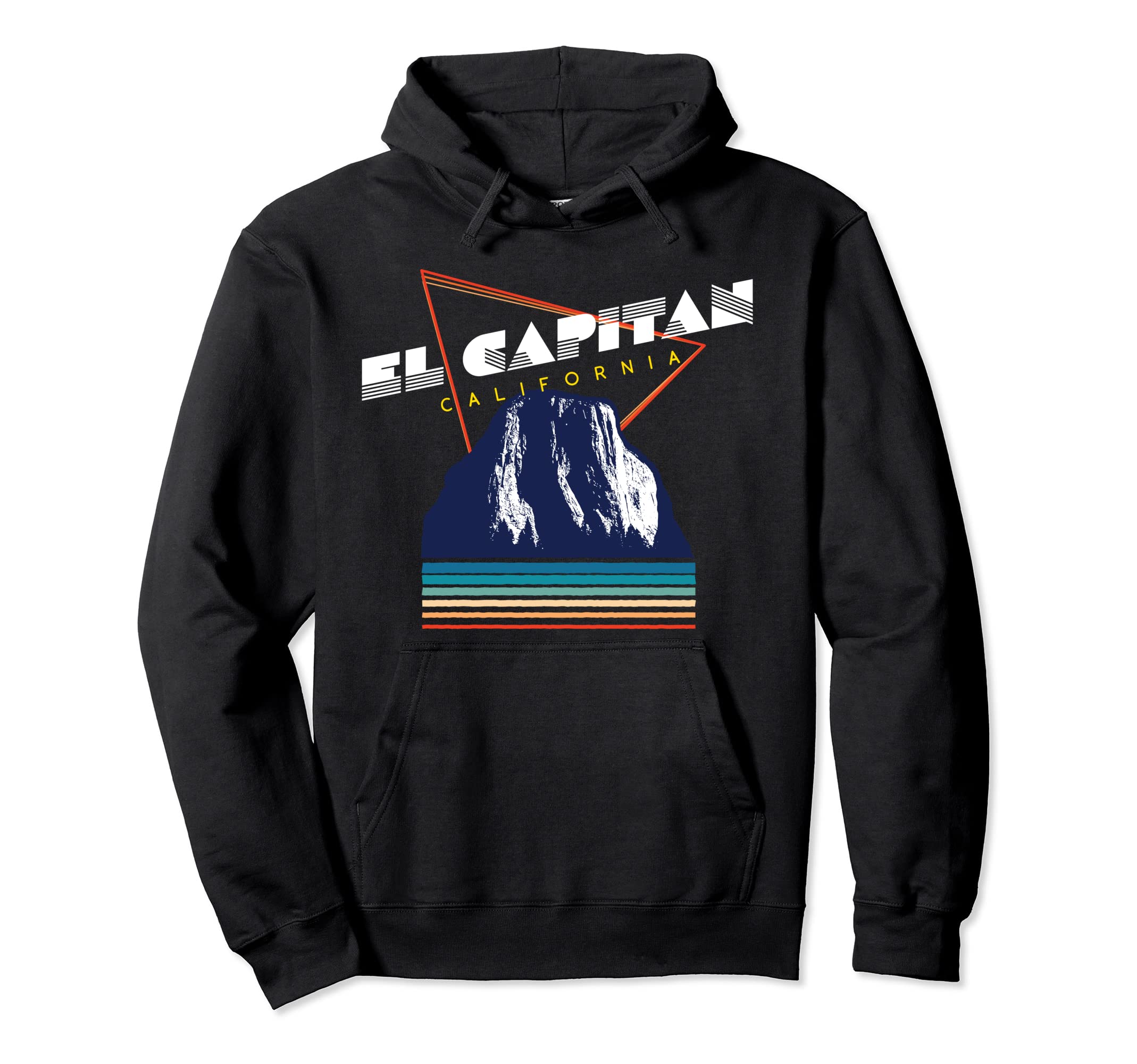 El Capitan California Usa 1980S Hoodie - Unique Graphic for Adults - T-Shirt, Sweatshirt, Hoodie
