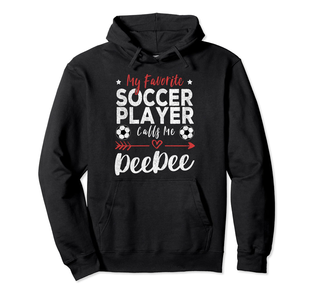 My Favorite Soccer Player Calls Me Deedee Hoodie - Minimalist Print Unisex - T-Shirt, Sweatshirt, Hoodie