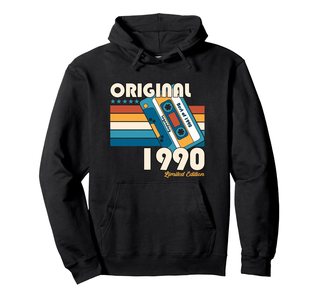 Best 1990 35Th Birthday Gifts Cassette Hoodie - Graphic Print Unisex - T-Shirt, Sweatshirt, Hoodie