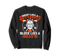 Block Like Beast Funny Ice Hockey Sweatshirt - Novelty Apparel Unisex - T-Shirt, Sweatshirt, Hoodie