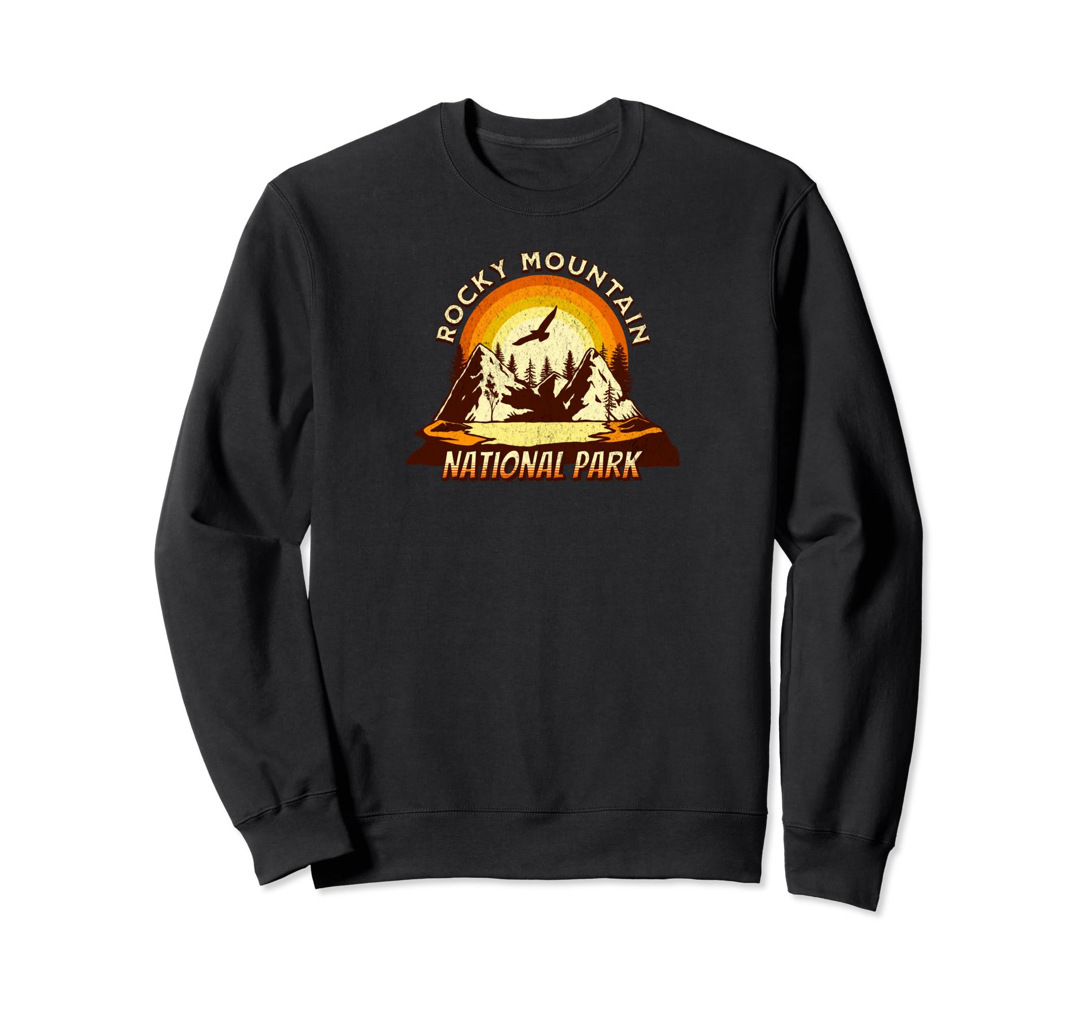 Rocky Mountain National Park Mountain Sweatshirt - Unique Graphic Unisex - T-Shirt, Sweatshirt, Hoodie