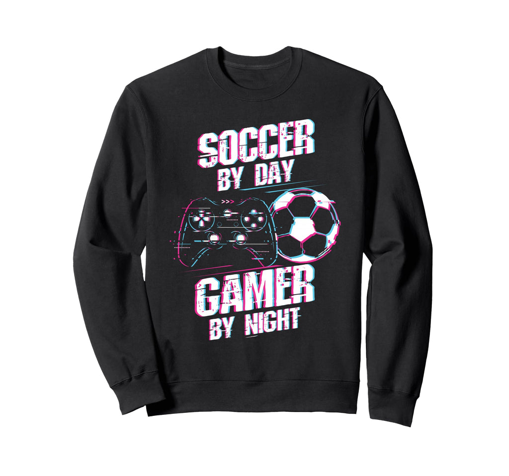 Soccer Day Gamer Night Soccer Gamer Sweatshirt - Minimalist Print Unisex - T-Shirt, Sweatshirt, Hoodie
