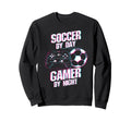 Soccer Day Gamer Night Soccer Gamer Sweatshirt - Minimalist Print Unisex - T-Shirt, Sweatshirt, Hoodie